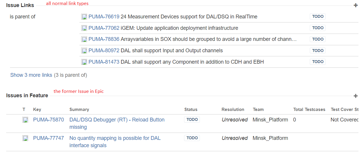 [XRAY1770] Requirement Status not correct because of renamed Epic
